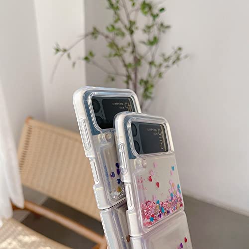 Coque Samsung Galaxy Z Flip 4 cute glitter transparente soft - 3