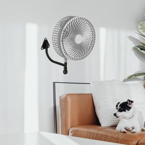 Support mural pour ventilateur industriel en fer robuste Kichvoe