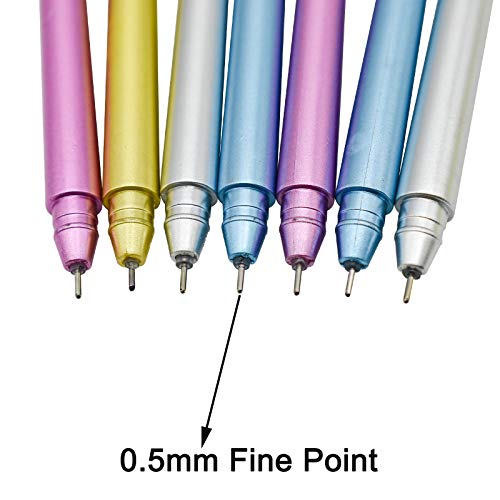 Maydahui 24Pcs Natural Goose Feather Rollerball Pen Fashion Cute Kawaii Pens Black Gel Ink Pens For Student Girls #TOP4