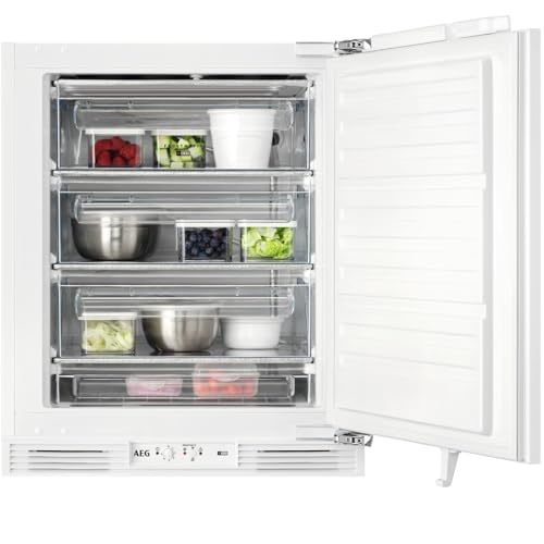 AEG - OAB6I82EF - 6000 Series Integrated Freezer, Upright Freezer, 95 Litres, 81.9cm, Fast Freeze, OptiSpace, Electronic Control, fresh Food with Frostmatic dB 40, 819x596x547mm, Class E