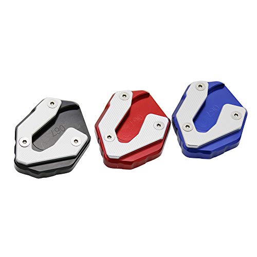 mewmewcat Placa de apoio para apoio de pé Acessórios para motocicletas Extensão ampliador de suporte