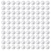 Smooth White Craft Foam Polystyrene Round Balls by MT Products (1 Inch) (100 Pieces)