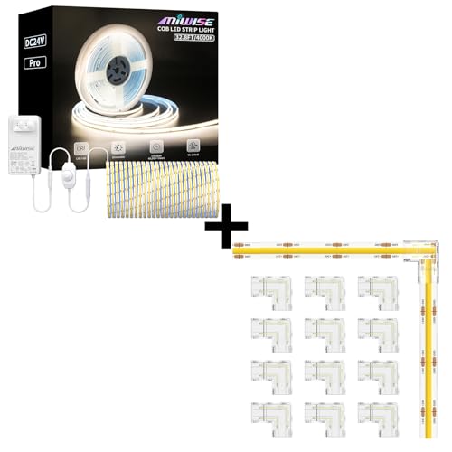 Tira de LED COB MIWISE 10 m 4000K regulable miniatura 1