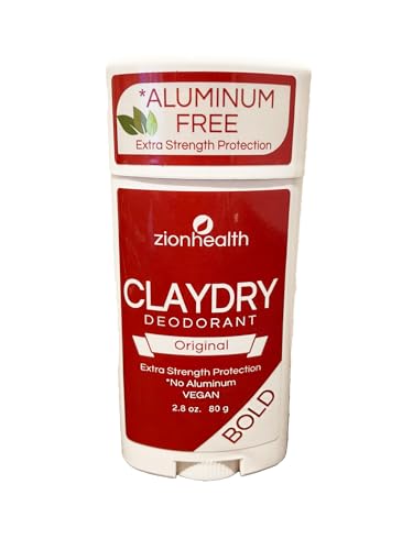 Zion Health Zionhealth Clay Deodorant Original Extra Strength Protection, Bold, 2.8 Oz image 3