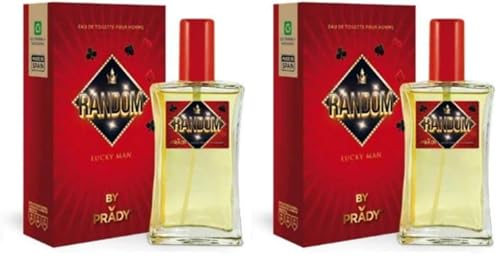 Prady - Eau de Toilette Random Homme - 100 ML - Parfum raffiné et moderne pour une élégance masculine. (Lot de 2)