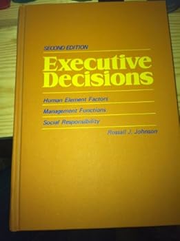 Hardcover Executive Decisions Second Edition Book