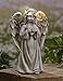 The Lakeside Collection Garden Angels with Solar Halos - Heart