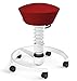 Produktbild aeris Swopper New Edition Ergonomischer Hocker mit Rollen  Dynamischer Bürostuhl für einen gesunden Rücken  Vielseitiger Bürohocker und Sitztrainer  45-59 cm Sitzhöhe, Feder Standard