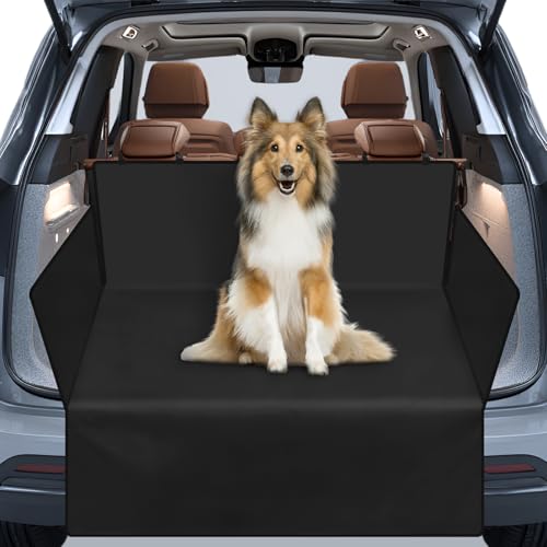 Brslainn Protection Coffre Voiture Chien Universelle avec Protection Latérale, Housse de Coffre pour Chien Imperméable et Résistant aux Rayures, Protection...