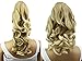 Produktbild PRETTYSHOP 2 IN 1 30cm Und 40cm Haarteil Zopf Pferdeschwanz Haarverlängerung Voluminös Gewellt Hellblond H7-2