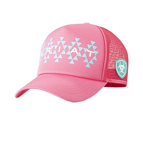 Casquette ARIAT femme Pony Flow rose évite les reflets du soleil pendant l'équitation