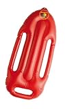 Guirca Aufblasbare Boje zum Rettungsschwimmer Kostüm in rot