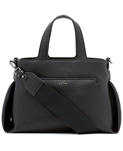 Calvin Klein Lee Satchel, Black #TOP29
