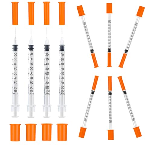 10Stück 1 ml/cc Plastiktube (31g 6mm) Mehrzweck-Messwerkzeuge Einzeln verpackt Laborzubehör (10)