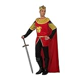 Disfraz hombre Rey medieval Atosa - Disfraz de rey para hombre, talla M (8422259101383)