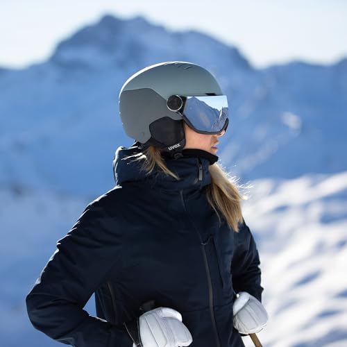 uvex Wanted Visor Visier Skihelm - Navy mat