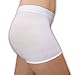 4 Slips avec jambe courte grossesse maternité sous-vêtements culottes d'hôpital pour serviettes hygiéniques après la naissance accouchement césarienne, aussi grandes tailles, usage multiple (XXL)
