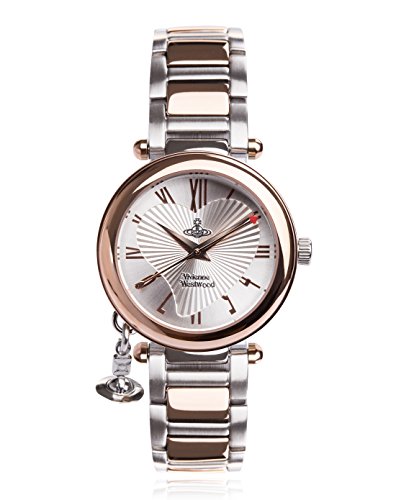 Vivienne Westwood Orb VV006RSSL - Reloj analógico para mujer de acero inoxidable, resistente al agua, color oro rosa