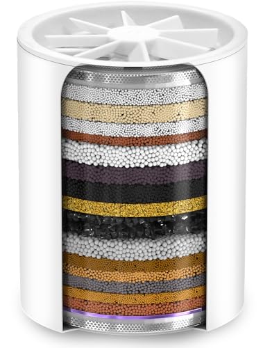 Image of 15-Stage Replacement Premium Filter Cartridge 2-Pack (No Housing), Compatible with Any Shower Filter of Similar Design Universal High Output EW-SF - 15 AquaHomeGroupaa‚¬¦
