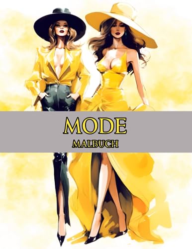 Mode Malbuch: 50 wunderschöne und stilvolle Outfits zum Ausmalen. Entspannende Kleidung für Erwachsene und Jugendliche. Gestalte eine entspannte ... mit moderner Mode und stilvollen Accessoires.