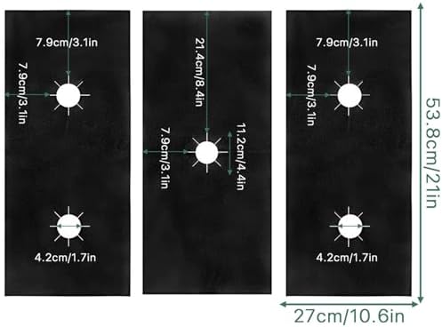Universal Heat-Resistant Gas Stove Burner Covers - 5 Pack - Image 5