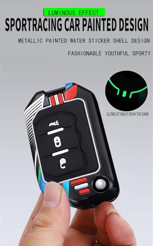 Coque de clé brisée Jeep Wrangler solution boîtier métal rouge