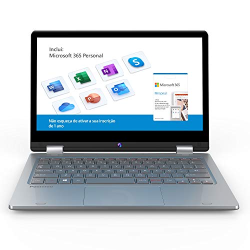Notebook 2 em 1 Positivo Duo C4128C Intel Celeron 4GB