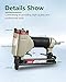 meite 8016B Upholstery Stapler--21 Gauge 1/2-Inch Crown 1/4-Inch to 5/8-Inch Pneumatic Fine Wire Stapler