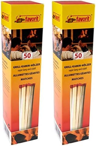 Favorit Allumette geante 20cm Boite de50 1241 (Lot de 2)