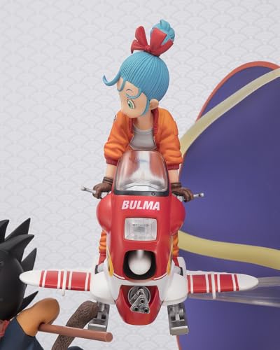 TAMASHII Nations Dragon Ball - Figurine de Collection Son Goku & Bulma FiguartsZERO – vue 6