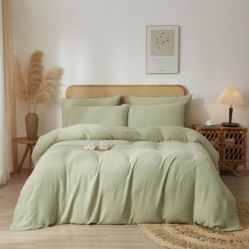 Housse de couette gaze de coton 220x240 de qualit&eacute; sup&eacute;rieure linge de lit