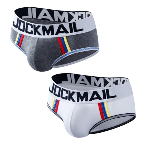 JOCKMAIL Mens Briefs Underwear Mens Cotton Classics Briefs Quick Dry Low Rise Briefs