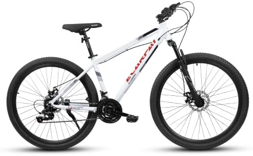 A27366 27 Inch Mountain Bike 21 Speed, Suspension Fork, Aluminum Frame Disc Brake, Mountain Biking for Both Men and Women
