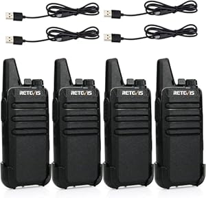 Retevis RT622 PMR Funkgeräte, 4er Pack