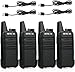 Produktbild Retevis RT622 Funkgerät, PMR446 Lizenzfreies Mini Walkie Talkie Wiederaufladbar, VOX Squelch, Notfall Alarm Restaurant Funkgeräte Profi für Erwachsene, K 12 Bildung (Schwarz, 4er Pack)