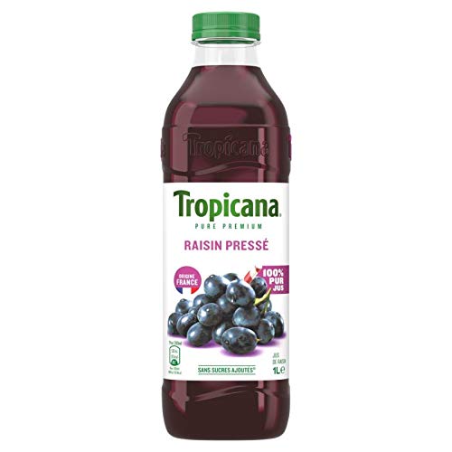 TROPICANA - Pur Jus De Raisin Du Languedoc 1L - Lot De 4 - Offre Special