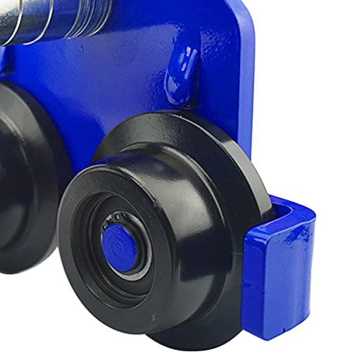 Tougher Dual Wheels Beam Trolley 2 Ton Heavy Duty 4400Lbs Capacity Push Manual Trolley Hoist W/Dual Track Rollers, 3.5In - 8In Adjustable Flange For Lifting #TOP5