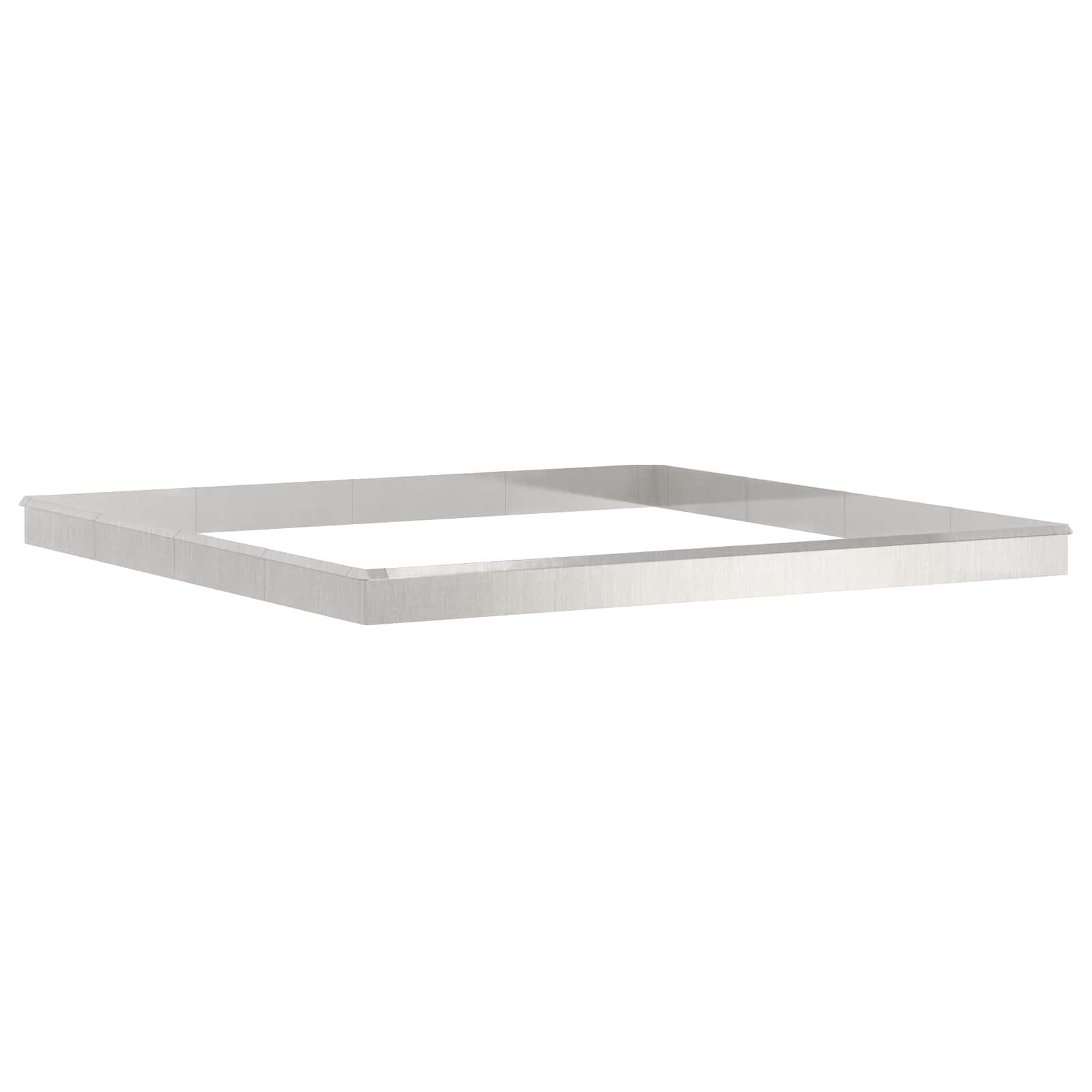 vidaXL Schneckenzauns 20 pcs Silber Edelstahl, Moderner Gartenzaun, robuster Außenbereich, Metallrand, einfaches Design, effektiver Schutz