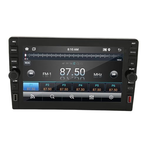 Tela sensível ao toque HD de 9 polegadas, reprodutor multimídia para 12 GPS WiFi FM, com câmera de b