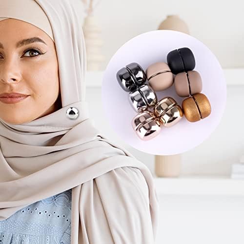 8pcs Hijab Pins, Strong Hijab Pins for Women Scarf