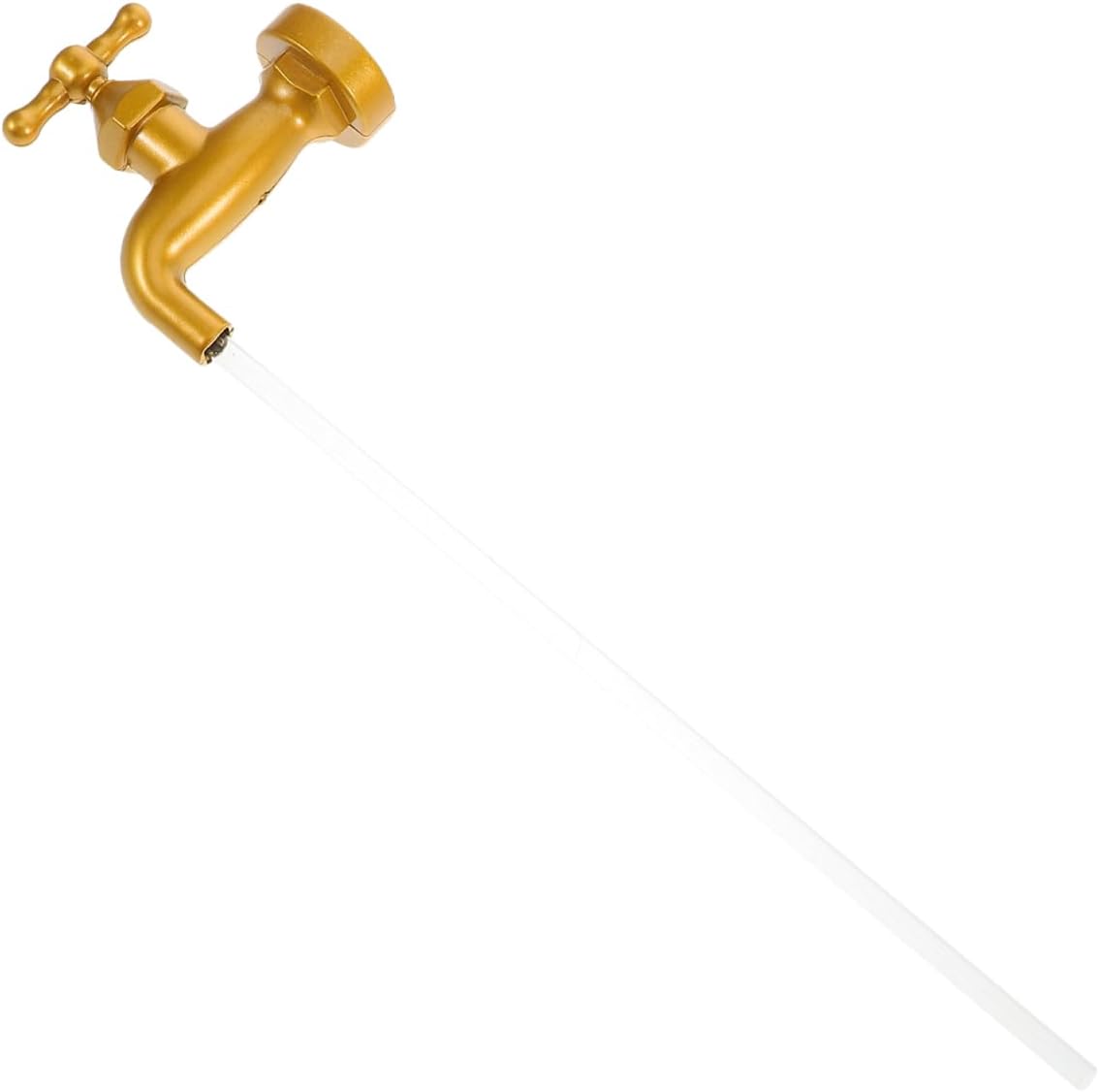 Solustre Invisible Faucet Faucet Ornament Golden 14.96 * 3.74 * 1.57inch