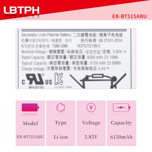 EB-BT515ABU Tablet Battery for Samsung Galaxy Tab A 10.1" 2019 SM-T510 by LBTPH - Used condition - Image 2