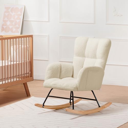 Comhoma VE-H003-BE Nursery Rocking Chair thumb #2