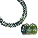 Qiwan 60PCS 6mm Moss Agate Gemstone Loose Beads Natural Round Crystal Energy Stone Healing Power for Jewelry Making 1 Strand 15"