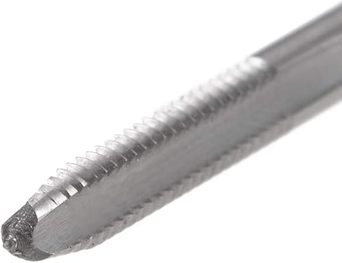 Vista 16 de uxcell Macho de la máquina 11/64-40 UN Rosca 2B Tornillo de acero de alta velocidad roscado herramienta de roscado