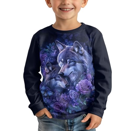 Image of Uourmeti Teens Girls Long Sleeve T Shirts Fall Outfits Boys Active Sportswear Running Tops