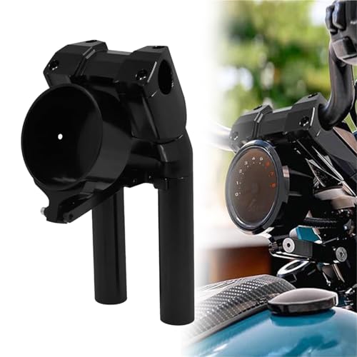Kit de support d'instrument guidon moto 10'' en aluminium usiné pour Softail Lowrider S
