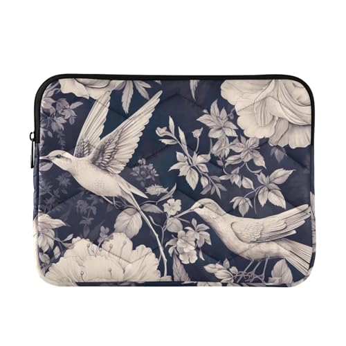 Funda para portátil 13-14 pulgadas impermeable con diseño floral
