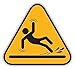 Magnet Caution Wet Floor Slippery Road Warning Sign Window Truck Car Vinyl Flexible Magnet Magnetic Bumper Sticker 5