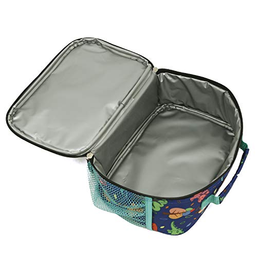 Travelers Club 5 Piece Kids' Luggage Set, Dino3